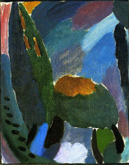 Variationbefore The Thunderstorm By Alexei Jawlensky By Alexei Jawlensky