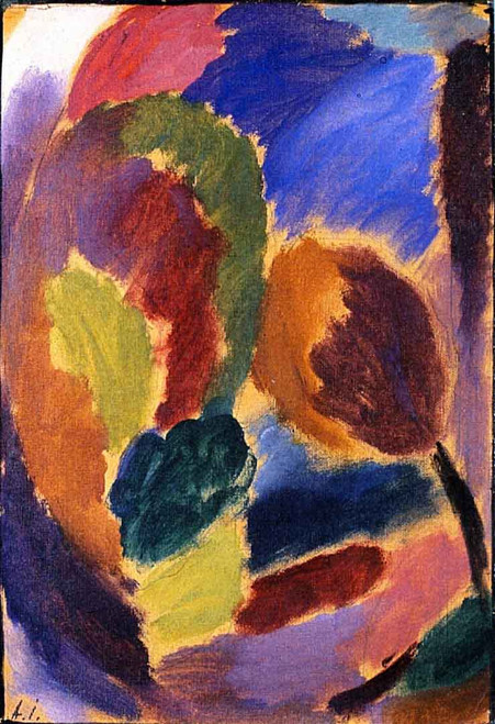 Variationthe First Green In Spring By Alexei Jawlensky By Alexei Jawlensky