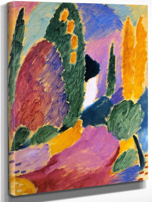 Variationwhitsun Morning  By Alexei Jawlensky By Alexei Jawlensky