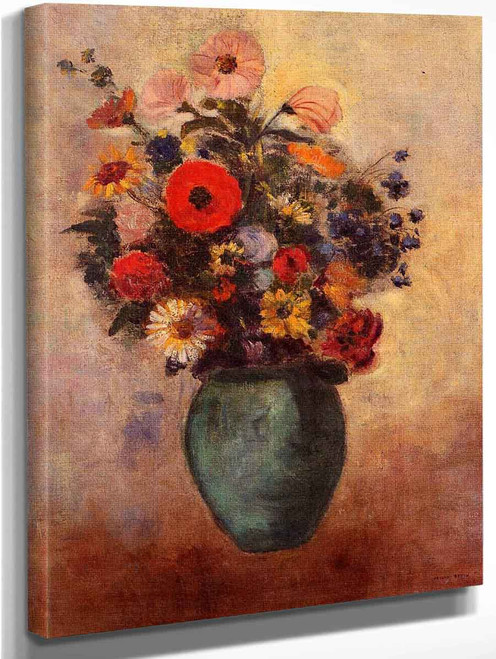 Vase Of Flowers17 By Odilon Redon