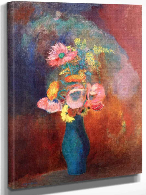 Vase Of Flowers18 By Odilon Redon