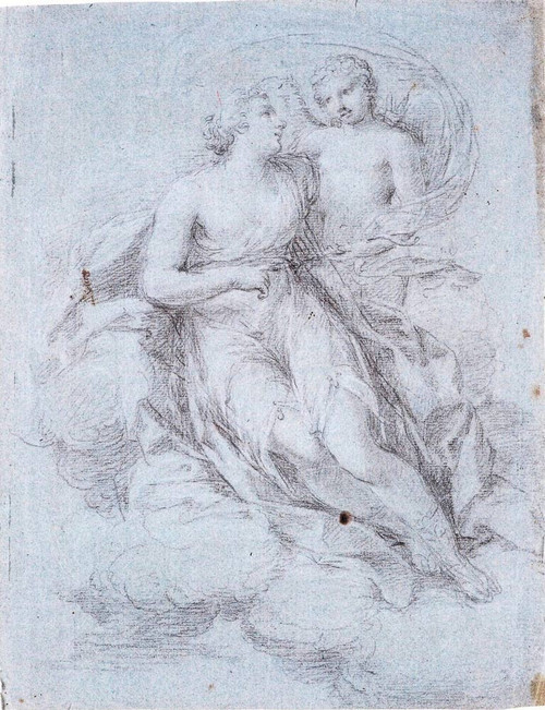 Venus And Adonis By Marcantonio Franceschini  By Marcantonio Franceschini