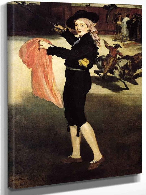 Victorine Meurent In The Costume Of A Spanish Bullfighter By Edouard Manet By Edouard Manet