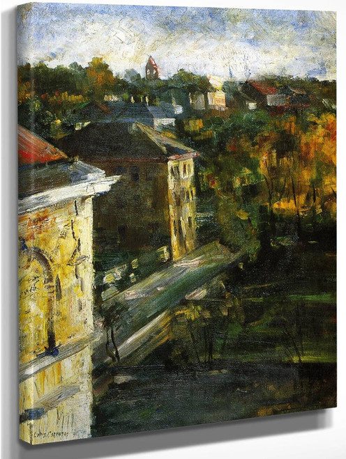 View From The Studio Window By Lovis Corinth By Lovis Corinth