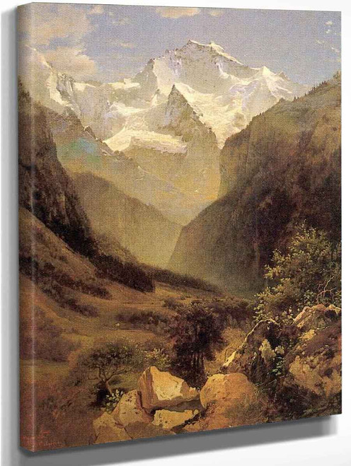 View In Swiss Alps By Alexei Kondratyevich Savrasov