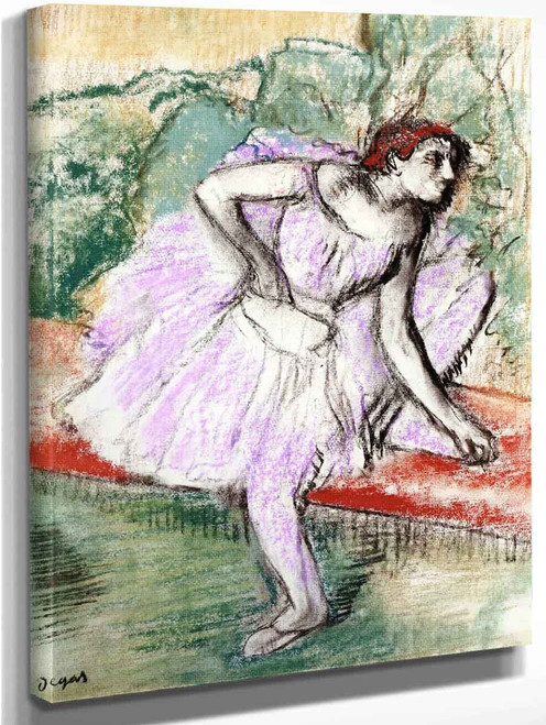 Violet Dancer By Edgar Degas