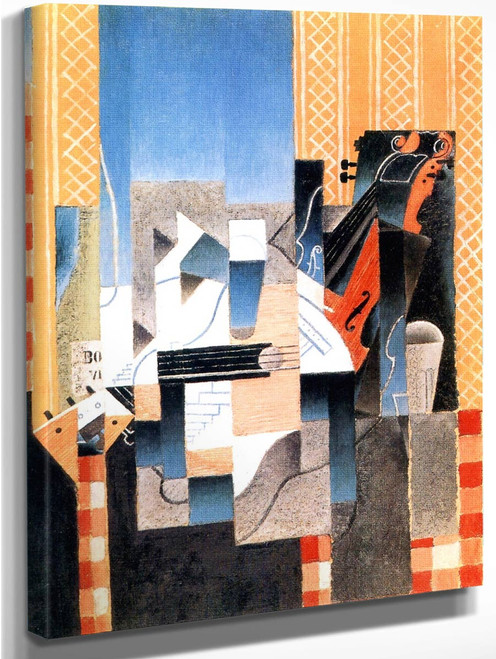 Violin And Guitar1 By Juan Gris