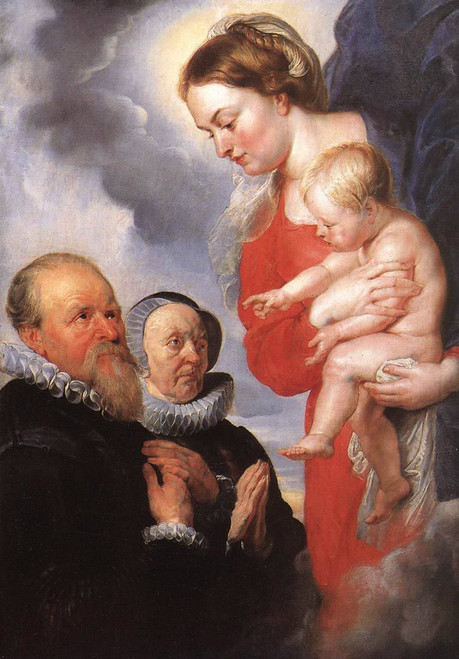 Virgin And Child 23 By Peter Paul Rubens