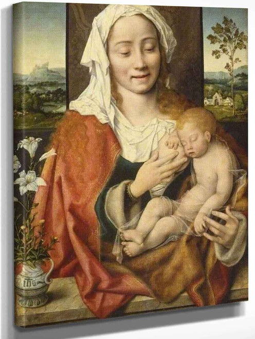 Virgin And Child By Joos Van Cleve By Joos Van Cleve