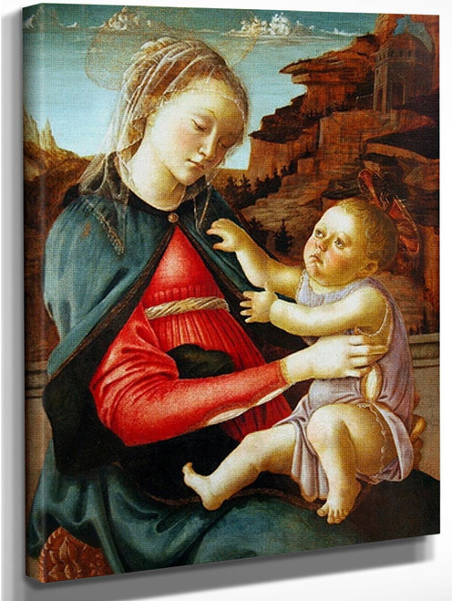 Virgin And Child By Sandro Botticelli