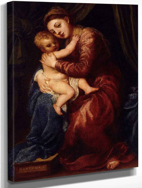 Virgin And Child By Titian