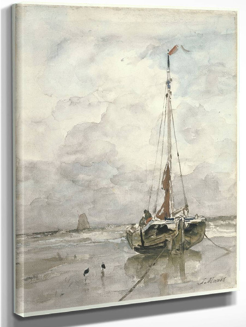 Visserspink Aan Het Strand By Jacob Henricus Maris