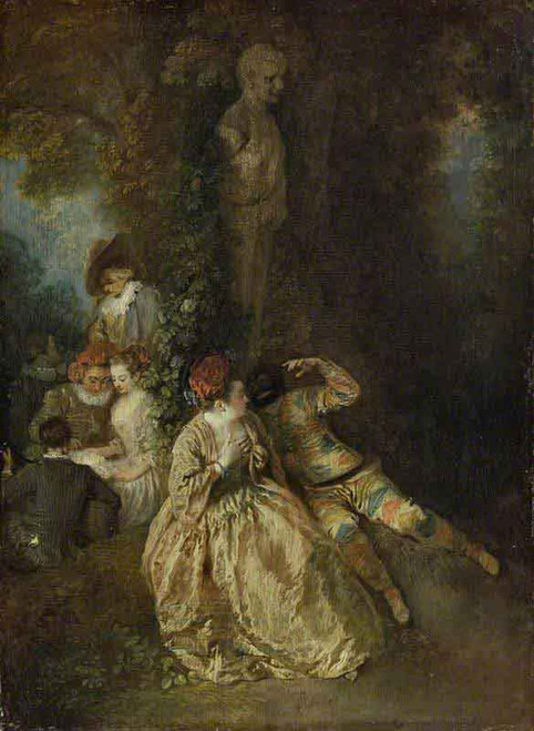 Voulez Vous Triompher Des Belles By Jean Antoine Watteau French1684  1721