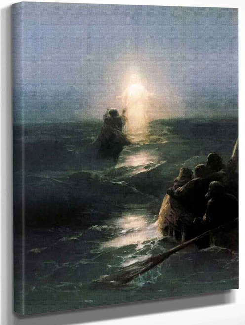 Walking On The Water1 By Ivan Constantinovich Aivazovsky By Ivan Constantinovich Aivazovsky