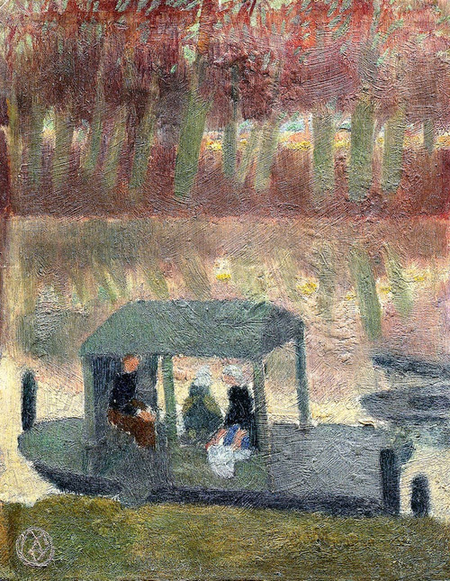 Washing Boat At Port Marly By Maurice Denis