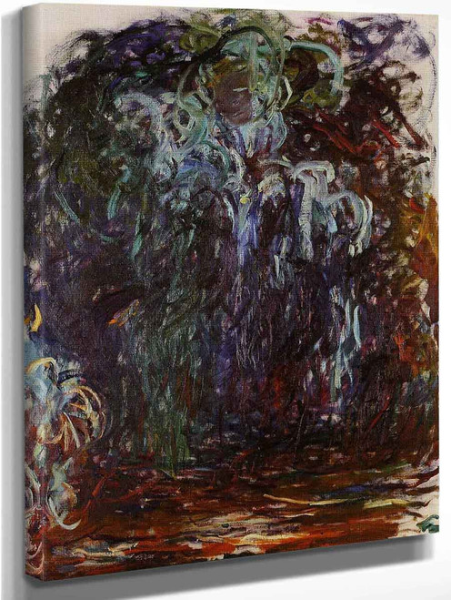 Weeping Willow6 By Claude Oscar Monet