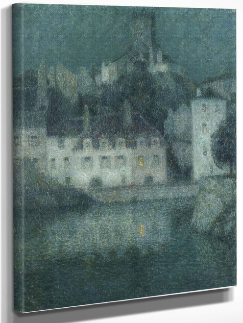 White Houses At Quimperle By Henri Le Sidaner By Henri Le Sidaner