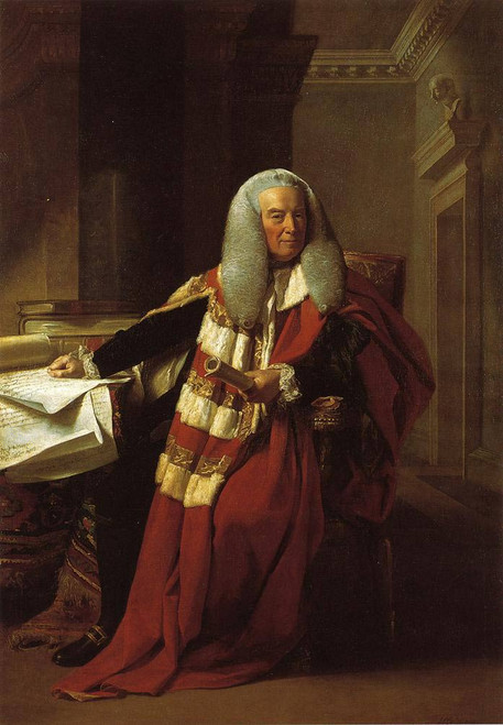 William Murray, 1St Earl Of Mansfield By John Singleton Copley By John Singleton Copley