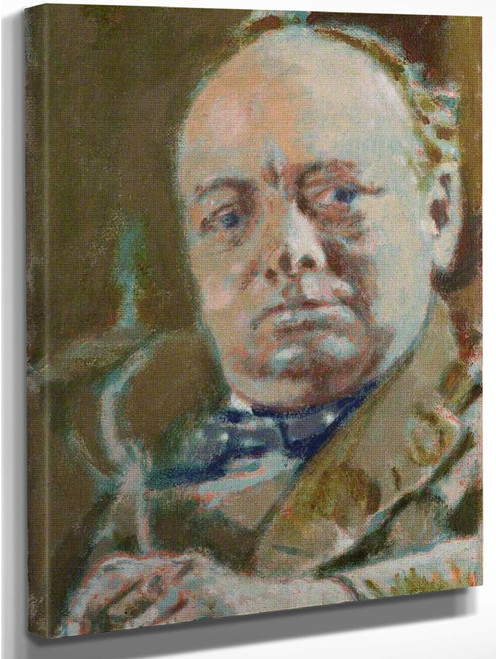 Winston Churchill By Walter Richard Sickert By Walter Richard Sickert