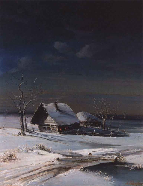 Winter Landscape By Alexei Kondratyevich Savrasov
