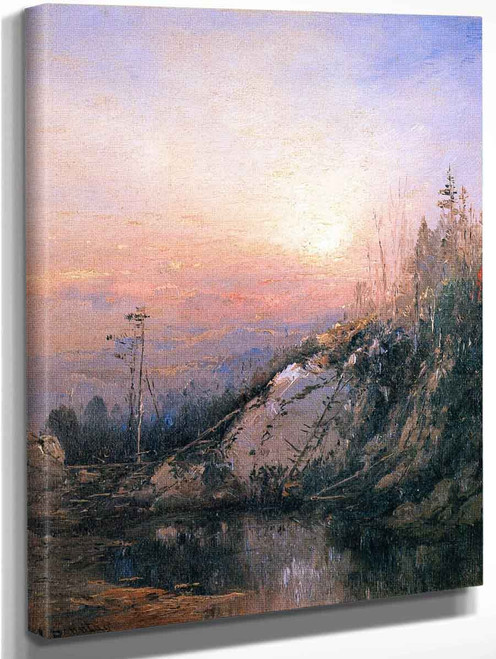 Winter Sunset By William Louis Sonntag