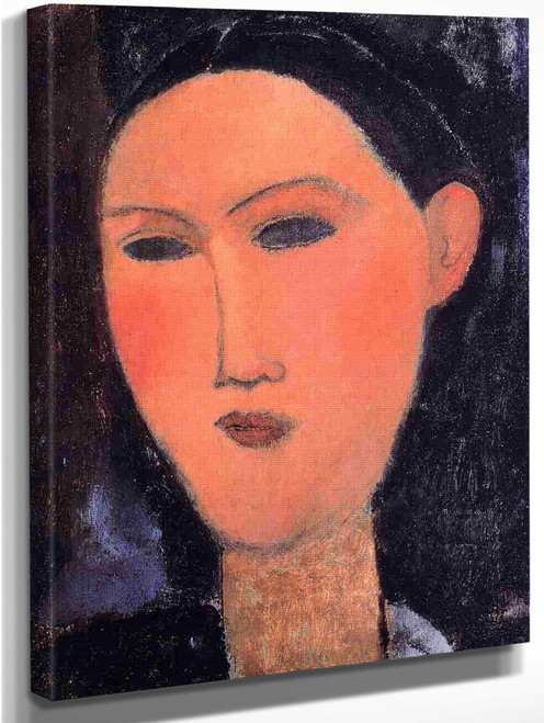 Woman's Head3 By Amedeo Modigliani Art Reproduction