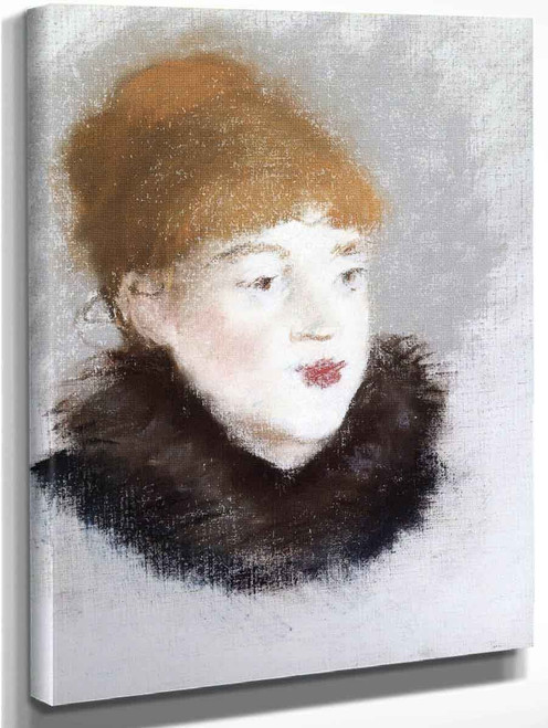 Woman's Head By Edouard Manet Art Reproduction