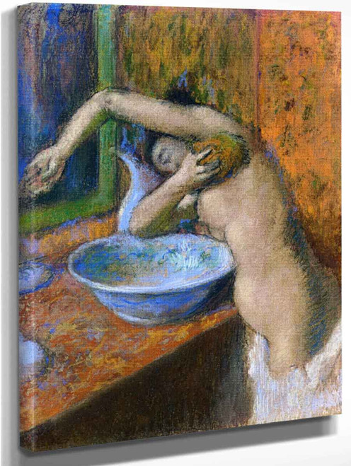 Woman At Her Toilette6 By Edgar Degas