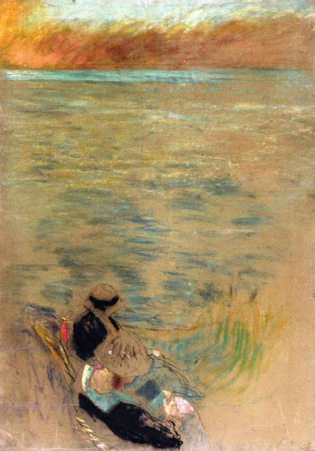 Woman By The Sea By Edouard Vuillard