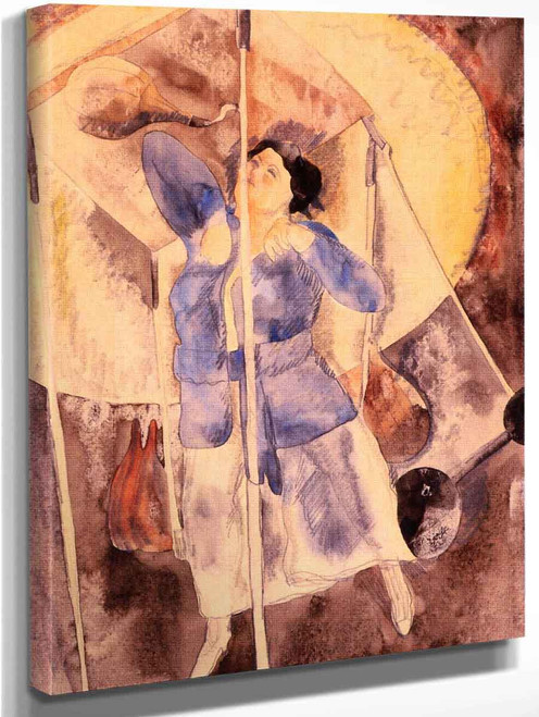 Woman Punching Bag By Charles Demuth By Charles Demuth