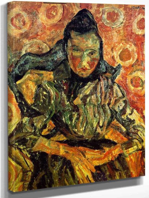 Woman Seated In An Armchair By Chaim Soutine