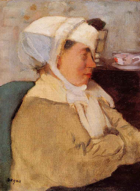 Woman With A Bandage By Edgar Degas