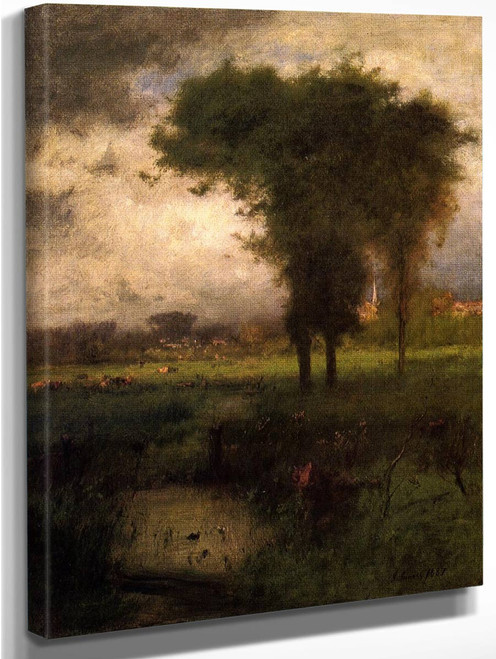 Woodland Scene By George Inness