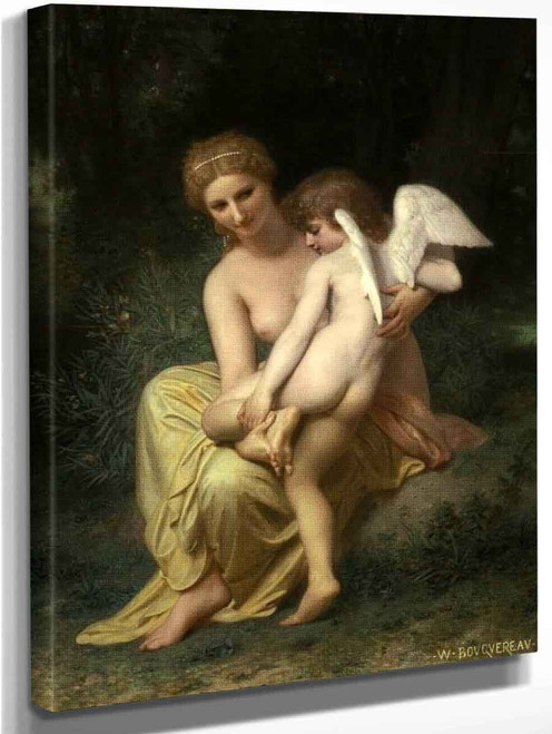 Wounded Cupid By William Bouguereau