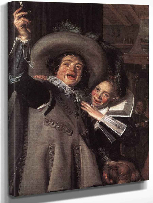 Yonker Ramp And His Sweetheart By Frans Hals  By Frans Hals