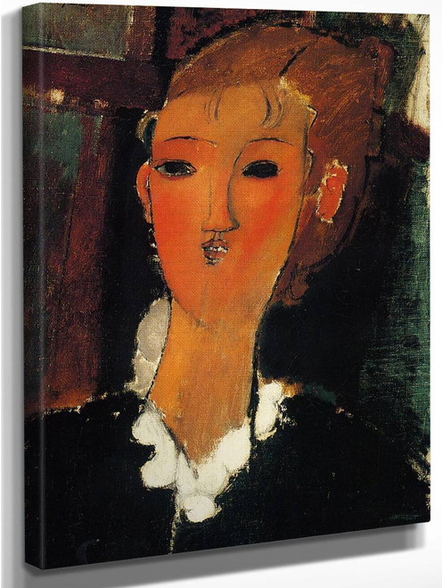 Young Woman With A Small Ruff By Amedeo Modigliani