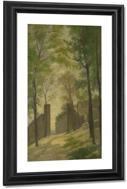A Gateway Behind Trees By Stanislas Lepine