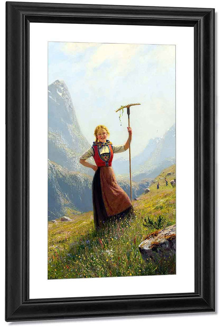 A Summer Day In The Mountains By Hans Dahl