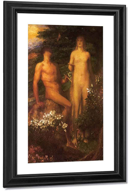 Adam And Eve Before The Temptation By George Frederic Watts English 1817 1904