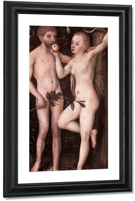 Adam And Eve1 By Lucas Cranach The Elder By Lucas Cranach The Elder