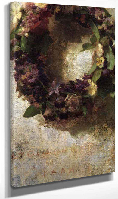 Agathon To Erosanthe, Votive Wreath By John La Farge Art Reproduction