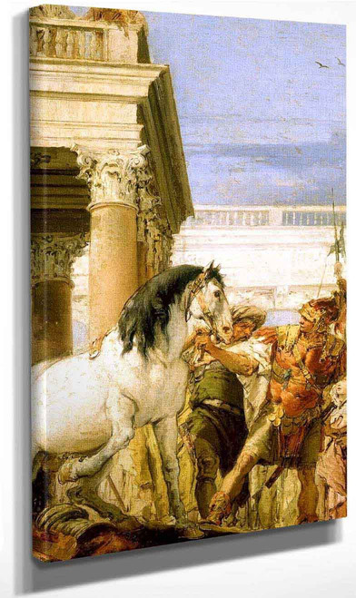 Alexander And Bucephalus By Giovanni Battista Tiepolo