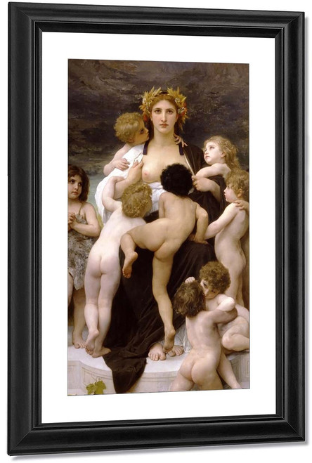 Alma Parens By William Bouguereau By William Bouguereau