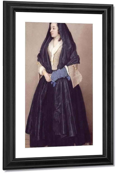 An Elegant Young Woman In Maltese Costume By Jean Etienne Liotard An Elegant Young Woman In Maltese Costume By Jean Etienne Liotard
