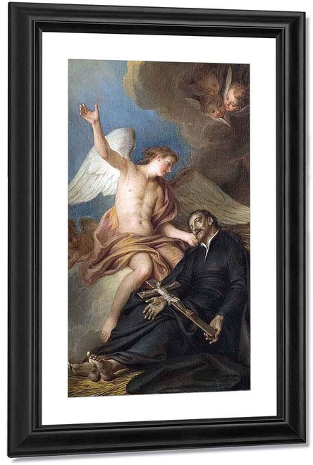 Angel Apearing To A Saint By Charles Antoine Coypel Iv By Charles Antoine Coypel Iv