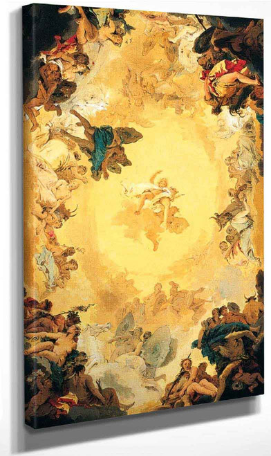 Apollo And The Continents 1 By Giovanni Battista Tiepolo