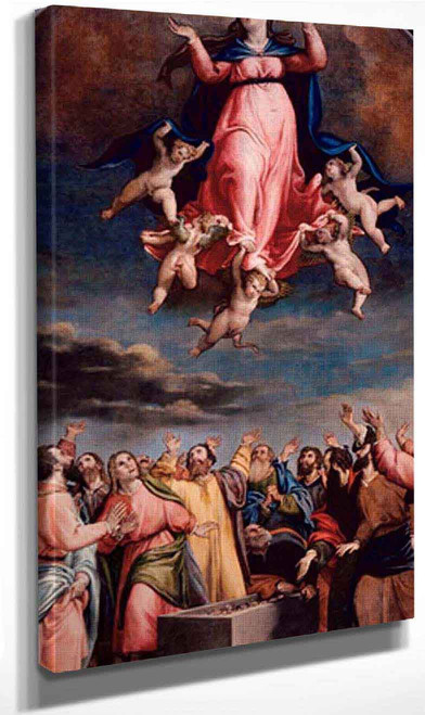 Assumption Of The Virgin By Lorenzo Lotto