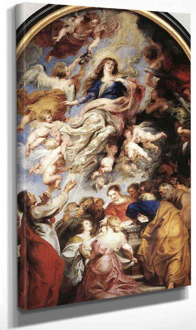 Assumption Of The Virgin By Peter Paul Rubens By Peter Paul Rubens