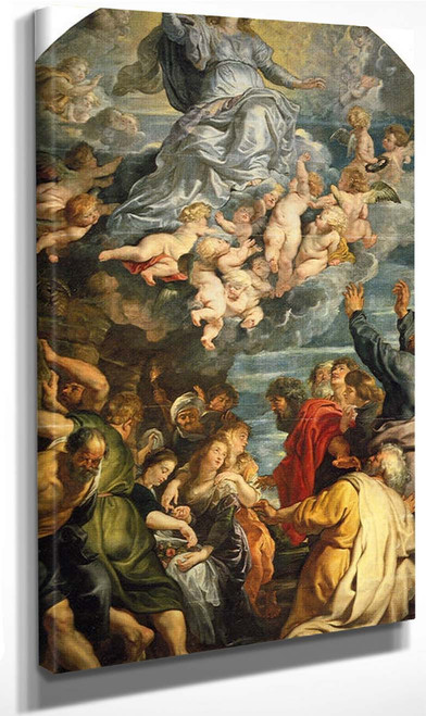 Assumption Of Virgin By Peter Paul Rubens By Peter Paul Rubens