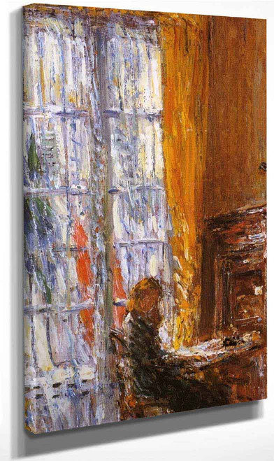 At The Writing Desk By Frederick Childe Hassam By Frederick Childe Hassam